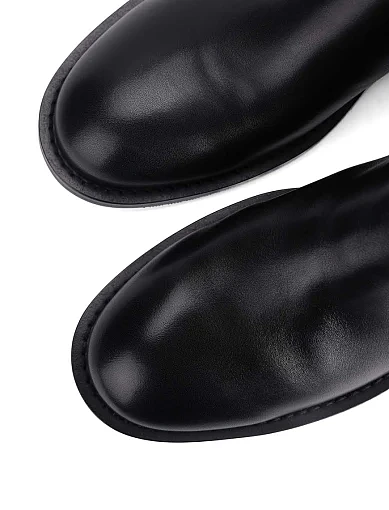 Жіночі чоботи Attizzare шкіряні чорні - фото 5 - Miraton