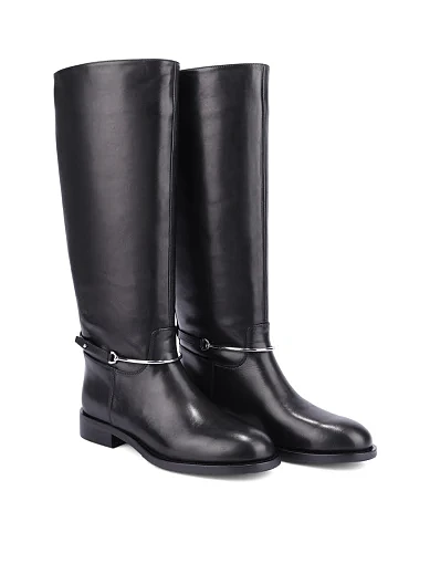 Жіночі чоботи Attizzare шкіряні чорні(885H-1629-N04) - фото 3 - Miraton