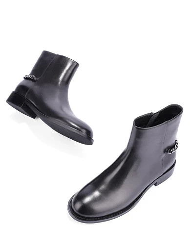 Жіночі черевики Attizzare шкіряні чорні - фото 2 - Miraton