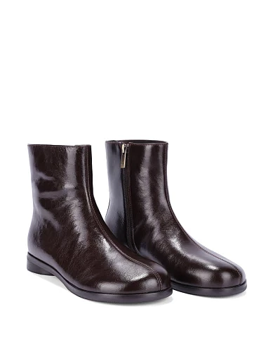 Жіночі черевики MIRATON шкіряні коричневі - фото 3 - Miraton