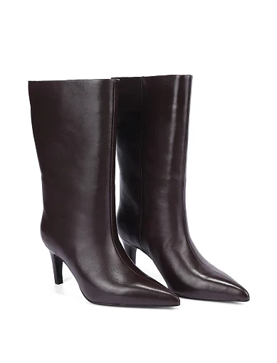 Жіночі черевики MIRATON шкіряні коричневі - фото 3 - Miraton