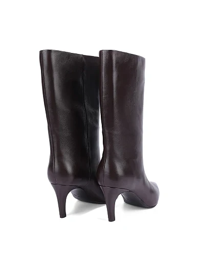 Жіночі черевики MIRATON шкіряні коричневі - фото 4 - Miraton