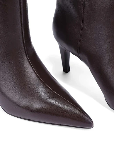 Жіночі черевики MIRATON шкіряні коричневі - фото 5 - Miraton