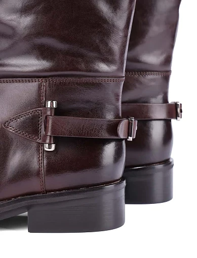 Жіночі чоботи MIRATON коричневі - фото 2 - Miraton