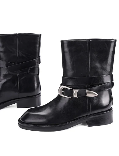 Жіночі черевики MIRATON чорні - фото 2 - Miraton