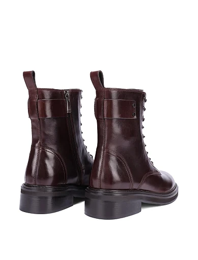 Жіночі черевики Attizzare з масляної шкіри коричневі - фото 4 - Miraton