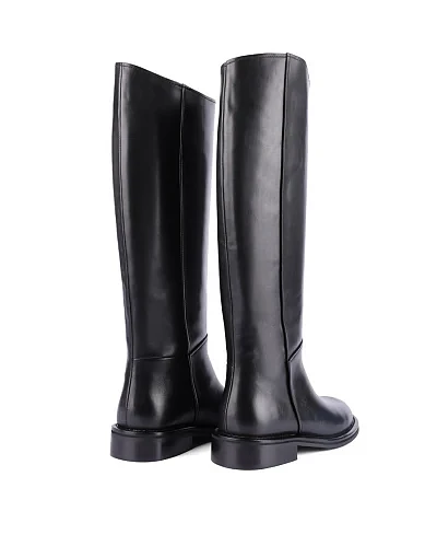 Женские сапоги Attizzare кожаные черные - фото 4 - Miraton