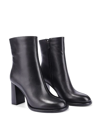 Жіночі черевики MIRATON шкіряні чорні - фото 3 - Miraton