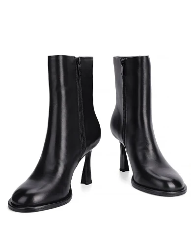 Жіночі черевики MIRATON шкіряні чорні - фото 2 - Miraton