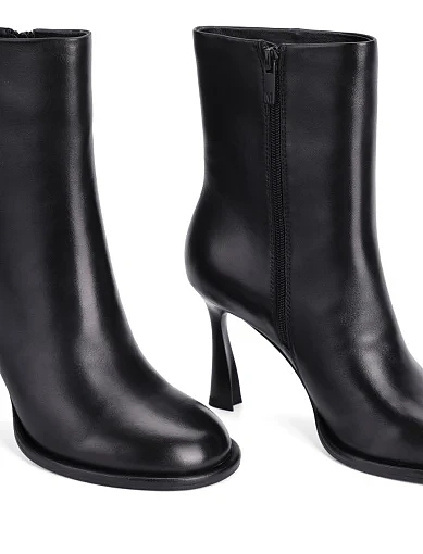 Жіночі черевики MIRATON шкіряні чорні - фото 5 - Miraton