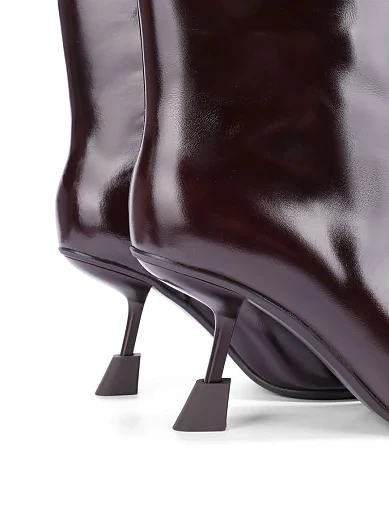 Жіночі черевики MIRATON бордові - фото 2 - Miraton