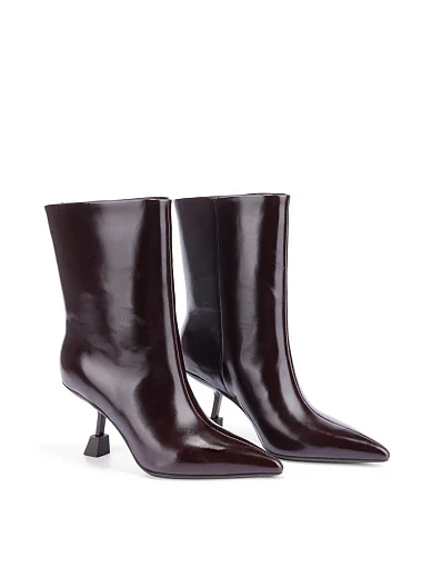 Жіночі черевики MIRATON бордові - фото 3 - Miraton