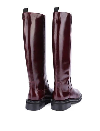 Жіночі чоботи MIRATON бордові - фото 5 - Miraton