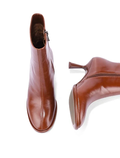 Жіночі черевики MIRATON шкіряні коричневі - фото 2 - Miraton