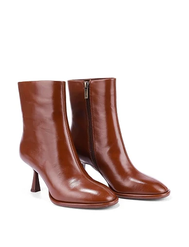 Жіночі черевики MIRATON шкіряні коричневі - фото 3 - Miraton