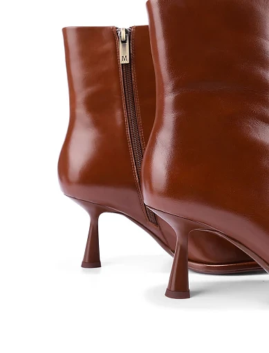 Жіночі черевики MIRATON шкіряні коричневі - фото 5 - Miraton