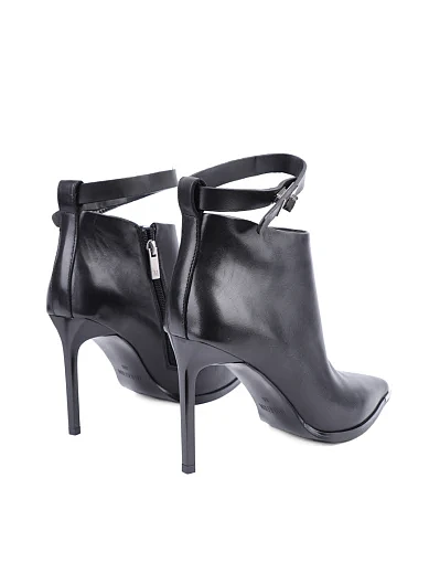 Жіночі черевики MIRATON шкіряні чорні - фото 4 - Miraton