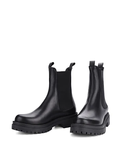 Женские ботинки челси Attizzare кожаные черные - фото 2 - Miraton