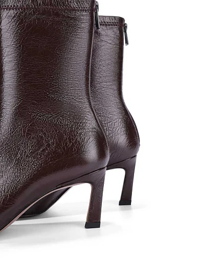 Жіночі черевики MIRATON шкіряні коричневі - фото 3 - Miraton