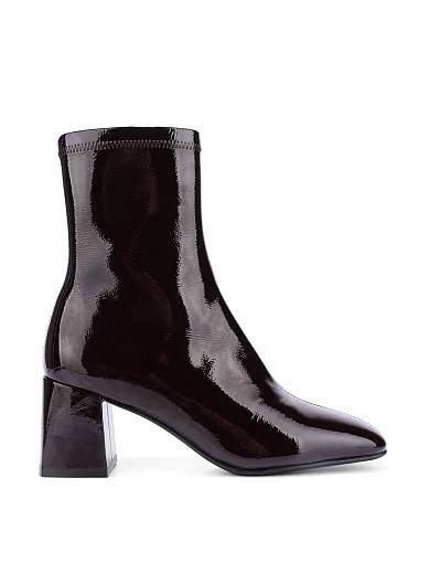 Жіночі черевики MIRATON з наплаку бордові - фото 2 - Miraton