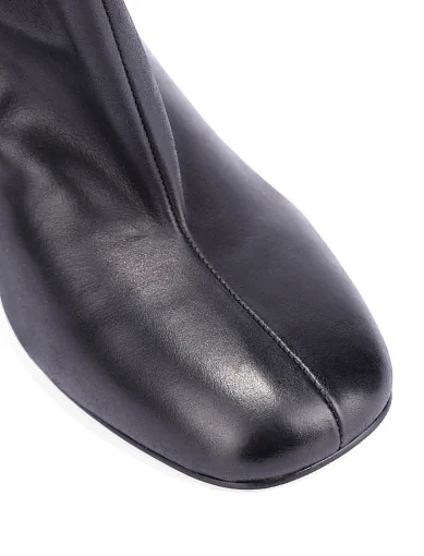 Жіночі чоботи шкіряні чорні - фото 2 - Miraton