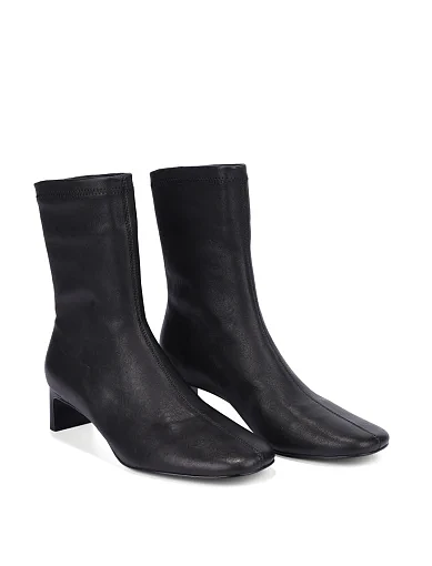 Жіночі черевики MIRATON шкіряні чорні - фото 3 - Miraton