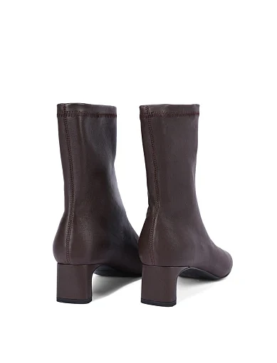 Жіночі черевики MIRATON шкіряні коричневі - фото 4 - Miraton
