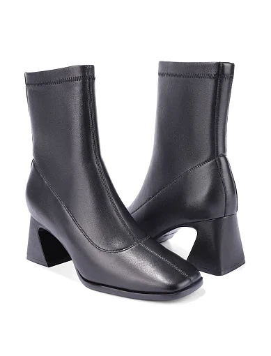 Жіночі черевики MIRATON шкіряні чорні - фото 5 - Miraton