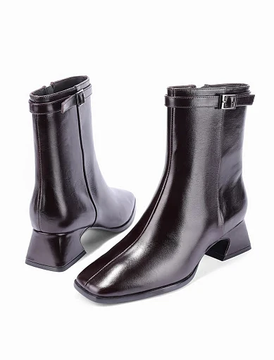 Жіночі черевики MIRATON коричневі - фото 5 - Miraton