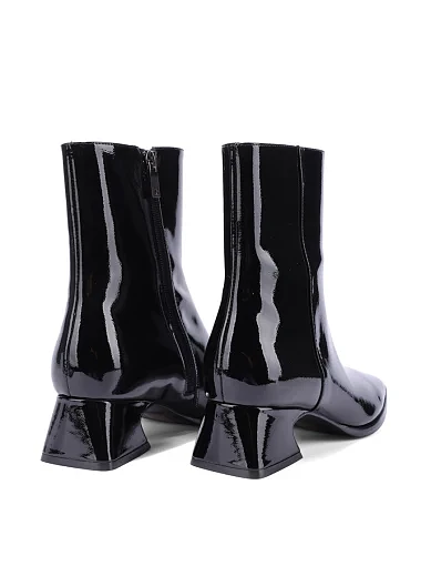 Жіночі черевики MIRATON з наплаку чорні - фото 4 - Miraton