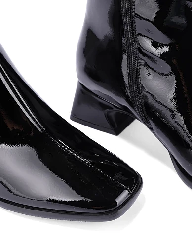 Жіночі черевики MIRATON з наплаку чорні - фото 5 - Miraton