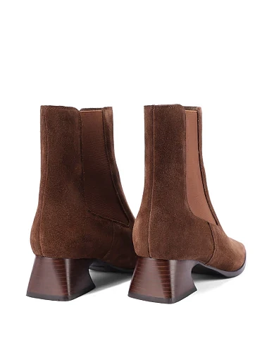 Жіночі черевики MIRATON велюрові коричневі - фото 4 - Miraton