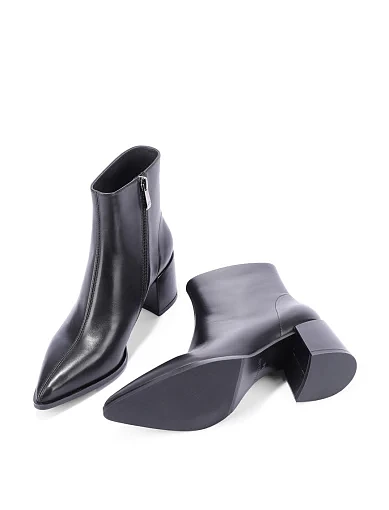 Женские ботинки Attizzare кожаные черные - фото 2 - Miraton