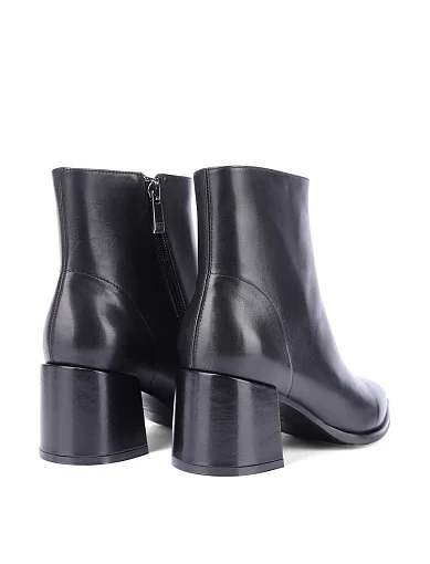 Женские ботинки Attizzare кожаные черные - фото 4 - Miraton