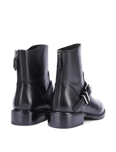 Жіночі черевики MIRATON шкіряні чорні - фото 4 - Miraton