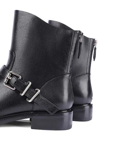 Жіночі черевики MIRATON шкіряні чорні - фото 5 - Miraton