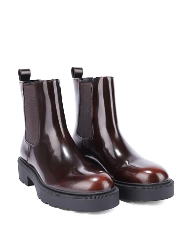 Жіночі черевики челсі MIRATON коричневі - фото 2 - Miraton