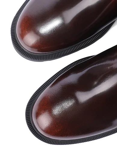 Жіночі черевики челсі MIRATON коричневі - фото 5 - Miraton