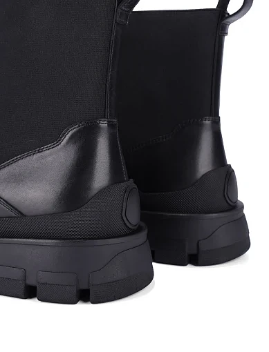 Жіночі черевики челсі MIRATON шкіряні чорні - фото 5 - Miraton