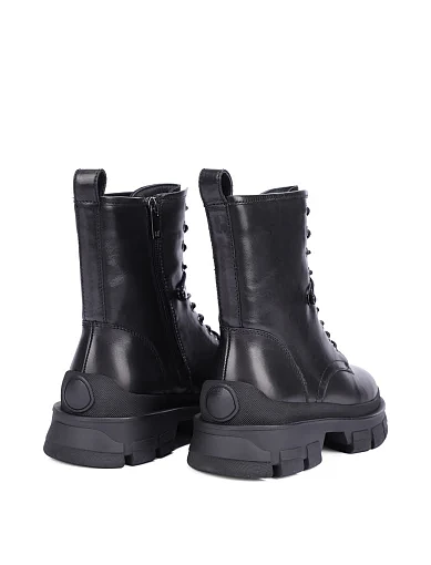 Жіночі черевики MIRATON шкіряні чорні - фото 4 - Miraton