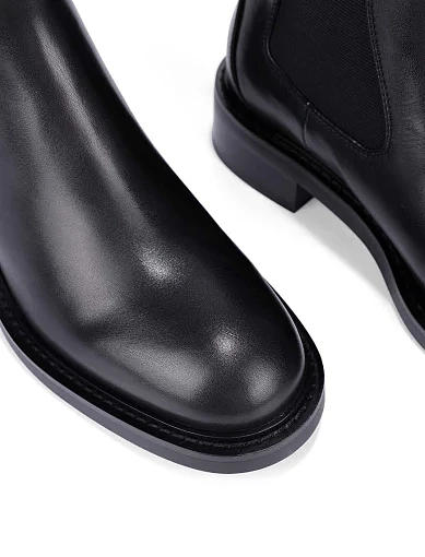 Жіночі черевики челсі Attizzare шкіряні чорні - фото 5 - Miraton