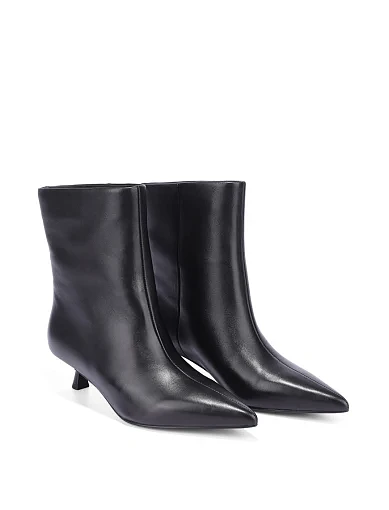 Жіночі черевики MIRATON шкіряні чорні - фото 4 - Miraton