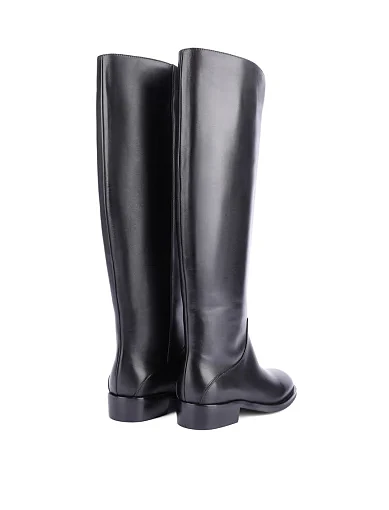 Женские сапоги Attizzare кожаные черные - фото 4 - Miraton