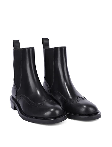 Женские ботинки челси Attizzare кожаные черные - фото 2 - Miraton