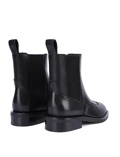 Женские ботинки челси Attizzare кожаные черные - фото 3 - Miraton