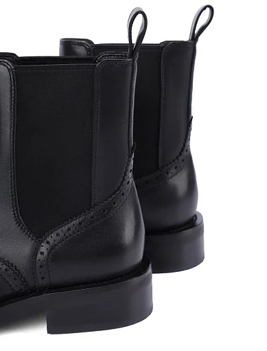 Женские ботинки челси Attizzare кожаные черные - фото 5 - Miraton