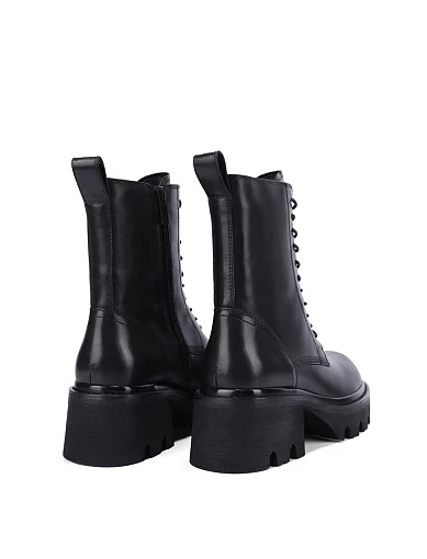 Жіночі черевики MIRATON шкіряні чорні - фото 4 - Miraton