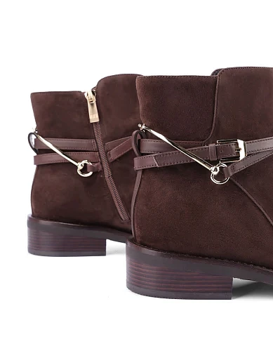 Жіночі черевики Attizzare шкіряні коричневі - фото 2 - Miraton