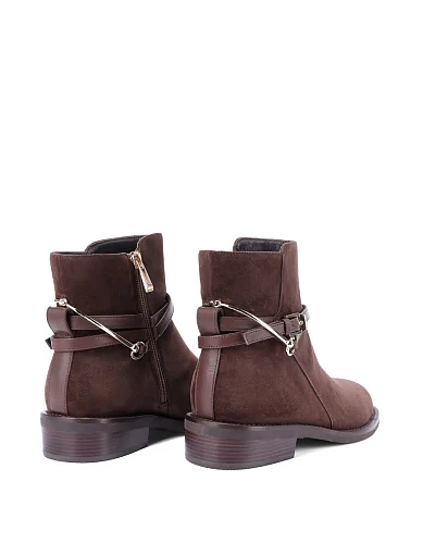 Жіночі черевики Attizzare шкіряні коричневі - фото 4 - Miraton