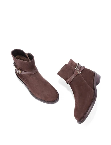 Жіночі черевики Attizzare шкіряні коричневі - фото 5 - Miraton